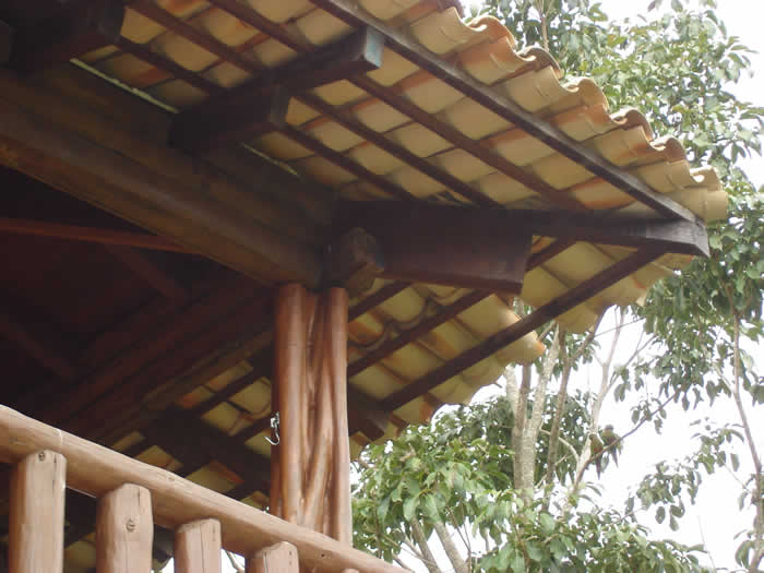 Fotografia da obra — Casa de Eucalipto ES - Domingos Martins em Pedra Azul