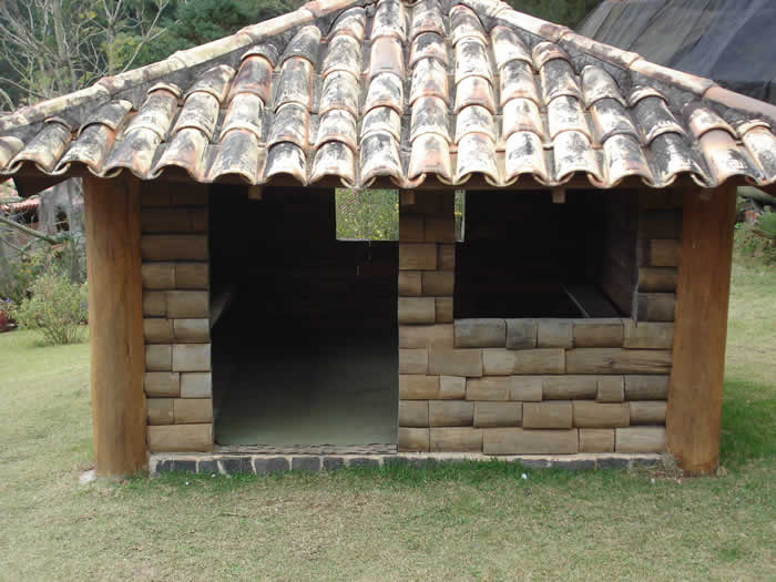 Fotografia da obra — Casa de Eucalipto ES - Domingos Martins em Pedra Azul