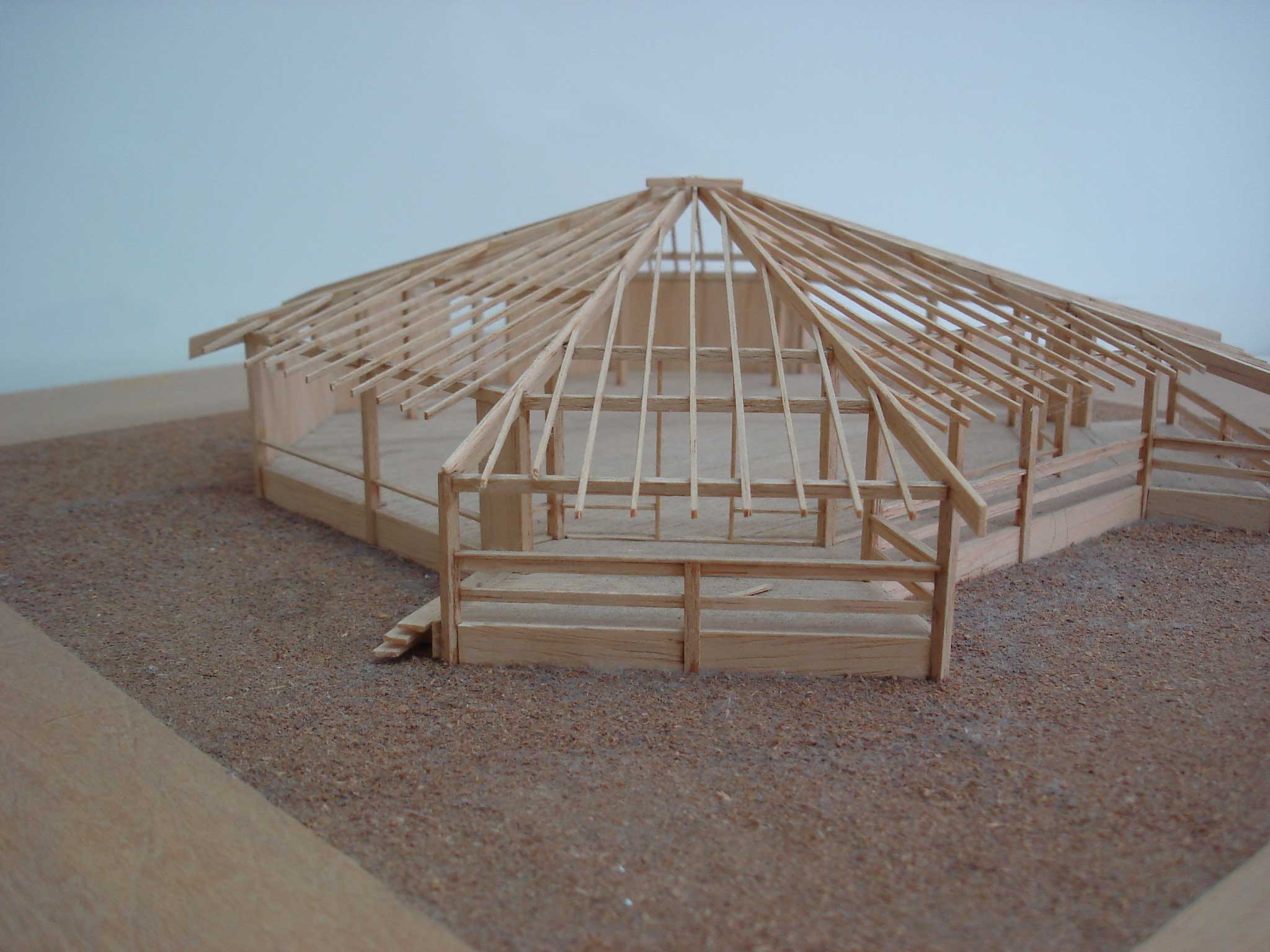 Detalhe da maquete