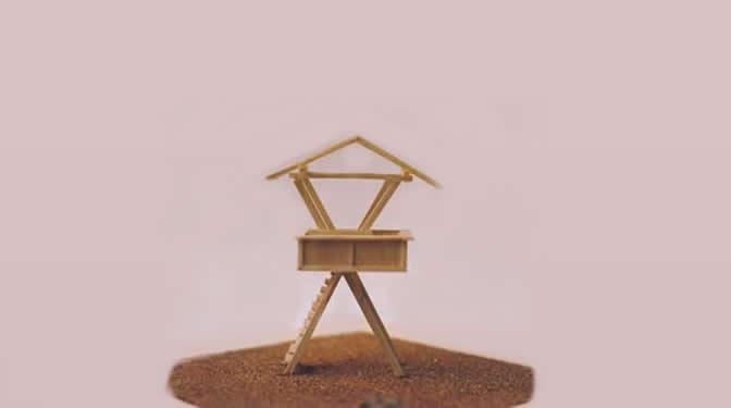 Maquetes do acervo: Posto salva-vidas — Em catalogação